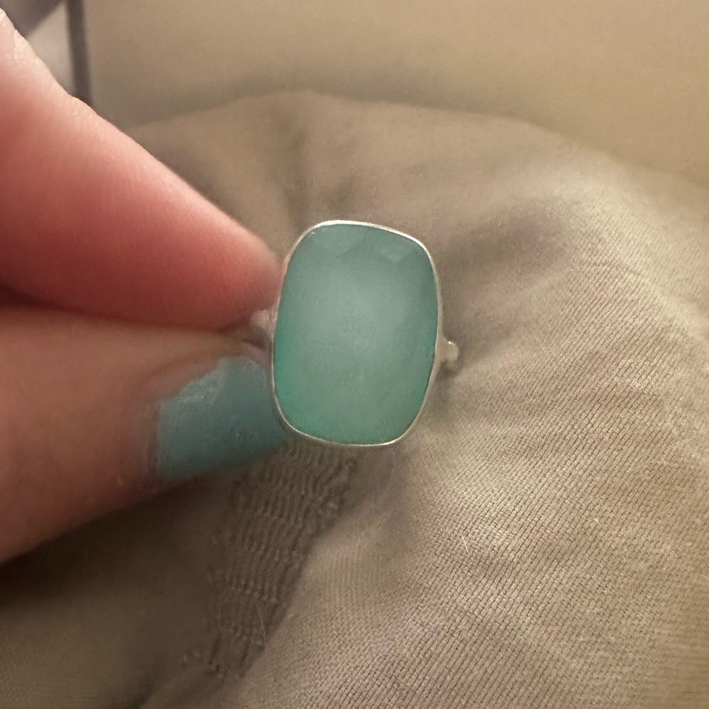 Lot of 5 sterling silver rings size 9 - Picture 9 of 10
